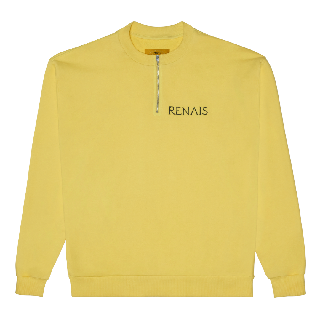 Renais x Del Toro Zip Crew Neck Sweatshirt