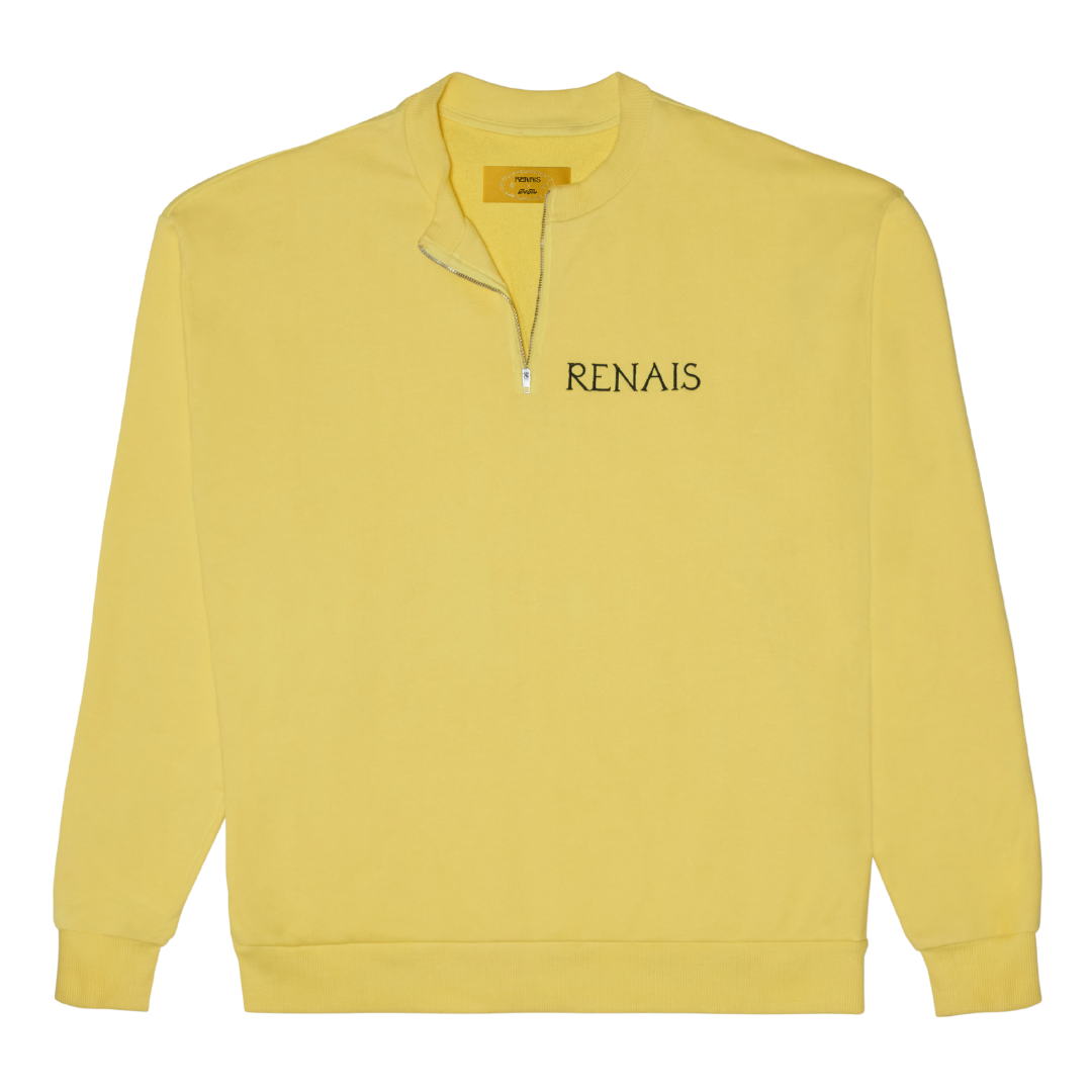 Renais x Del Toro Zip Crew Neck Sweatshirt